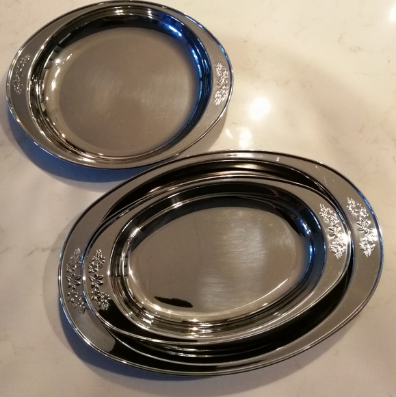 Stainless steel serving dishes/trays - Picture 3 of 5